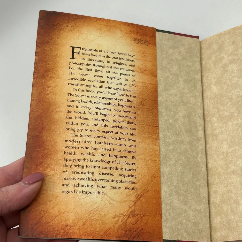 The Secret Rhonda Byrne Hardcover 2006 Body Mind Spirit‎ Nonfiction Self-Help